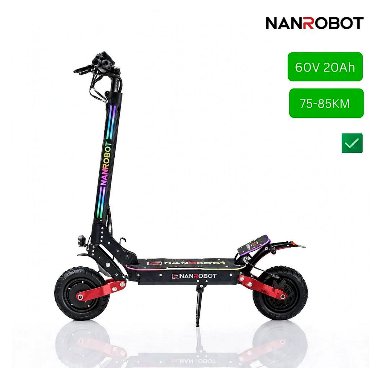 Nanrobot D4 60V 4000W double moteur trottinette électrique au Maroc