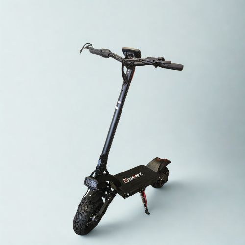 Trottinette électrique de sport Nanrobot LS7 dotée d'une double suspension hydraulique intégrée.