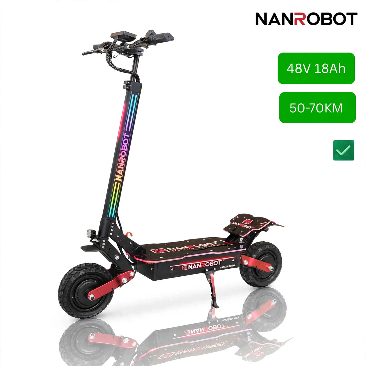Nanrobot D4 48 فولت 2400 واط - محرك مزدوج